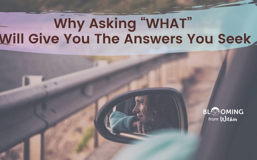 Why Asking “WHAT” Will Give You The Answers You Seek